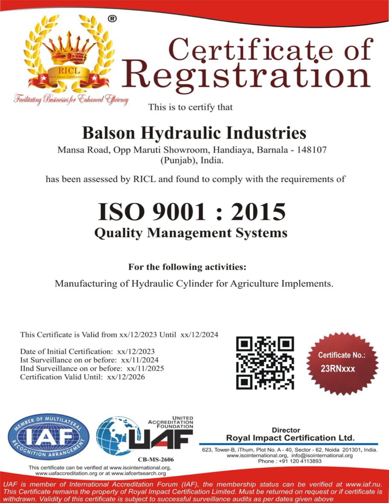 BS Hydraulic Industry